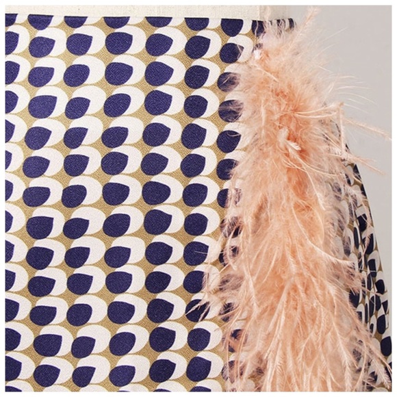 Feather Wrap Geometric Print Skirt - Picture 6 of 7